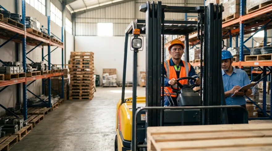 Praktik operator forklift